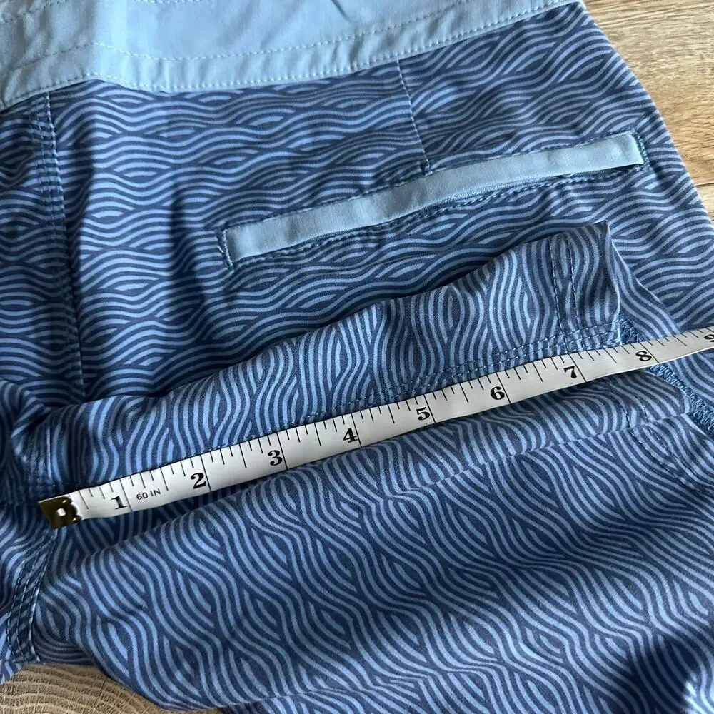 Fair Harbor Blue Waves Nautilus Boardshorts 30